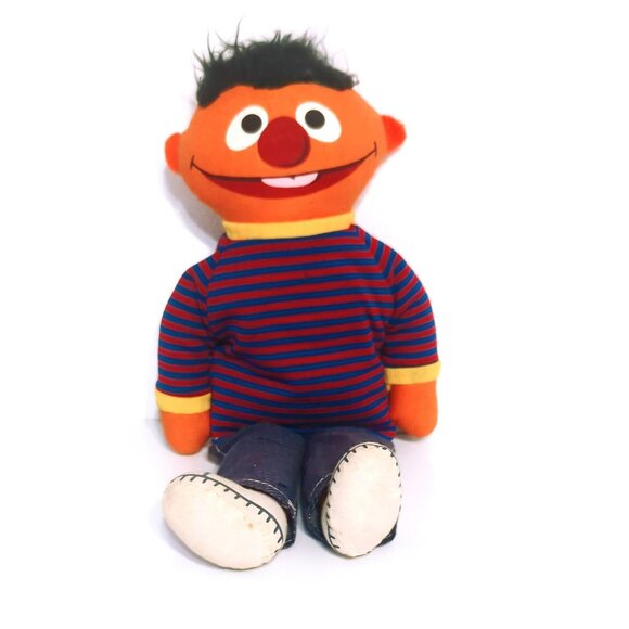 Knickerbocker Other - Vintage 1970s Sesame Street Knickerbocker Ernie Figure Plush 14-Inches